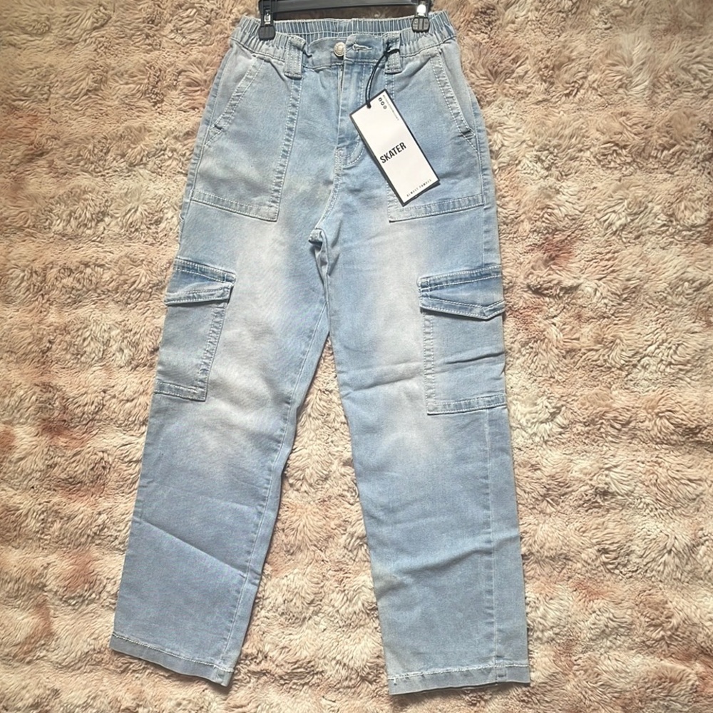 Almost Famous Blue Relaxed Skater Jeans